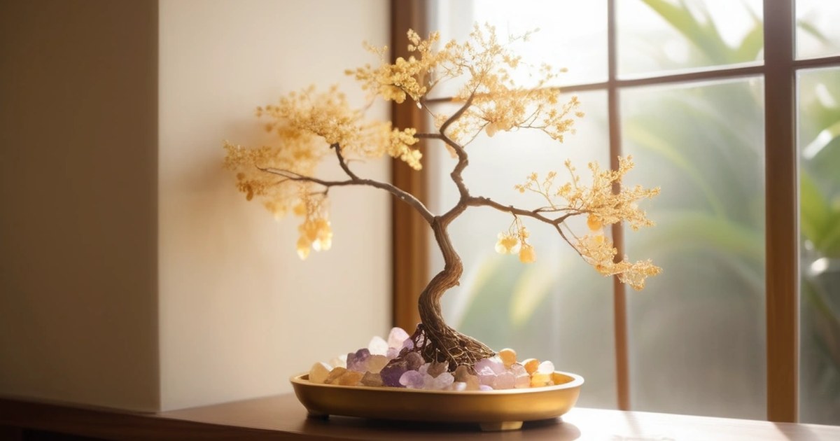 ต้นไม้หินมงคล (Crystal Tree) วางตรงไหนเรียกทรัพย์: โต๊ะทำงาน บ้าน หน้าร้าน